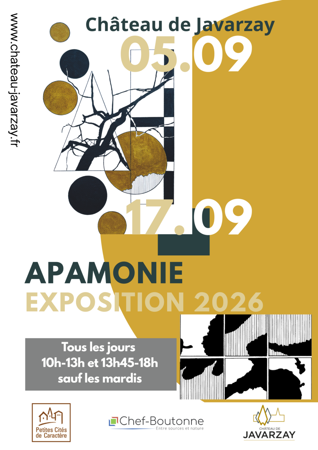 Exposition Apamonie 9 avenue des Fils Fouquaud Chef-Boutonne 2026-09-05