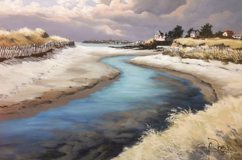 Exposition Connexion à la nature de Pascal Benoît Rue du Général de Gaulle Bréhal