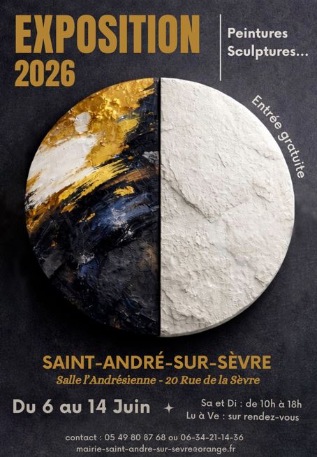 Exposition d&rsquo;art Salle l&rsquo;Andrésienne Saint-André-sur-Sèvre