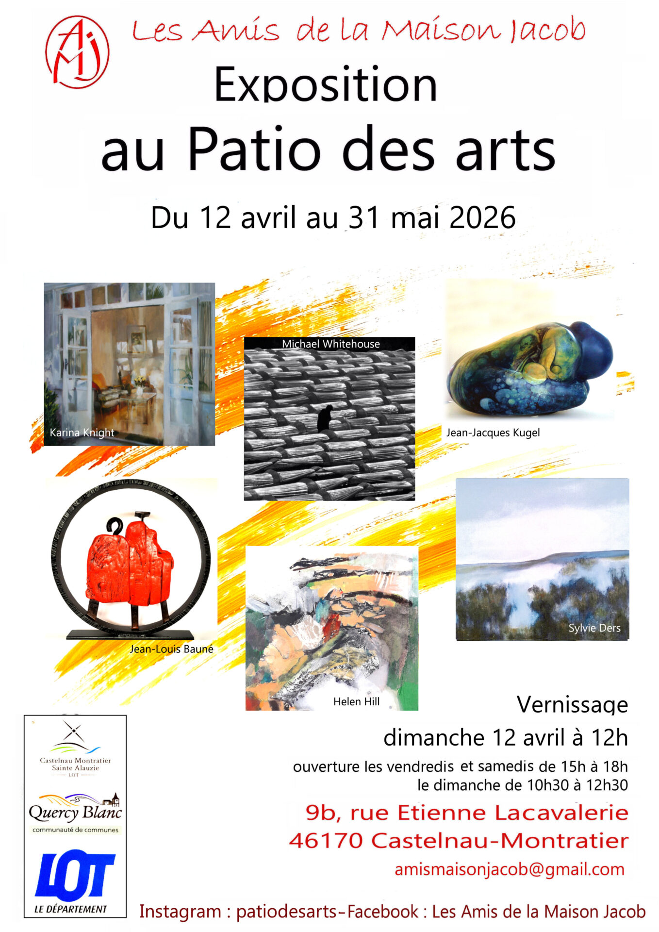Exposition de printemps au Patio des Arts Castelnau Montratier-Sainte Alauzie