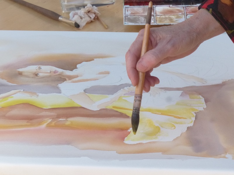 Exposition de Sylvie Marcillaud Rue du Château Saint-Jean-de-Côle