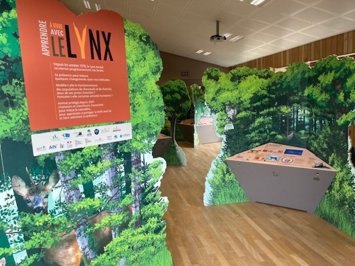 Exposition interactive « Apprendre à vivre avec le lynx », La Damassine, Vandoncourt