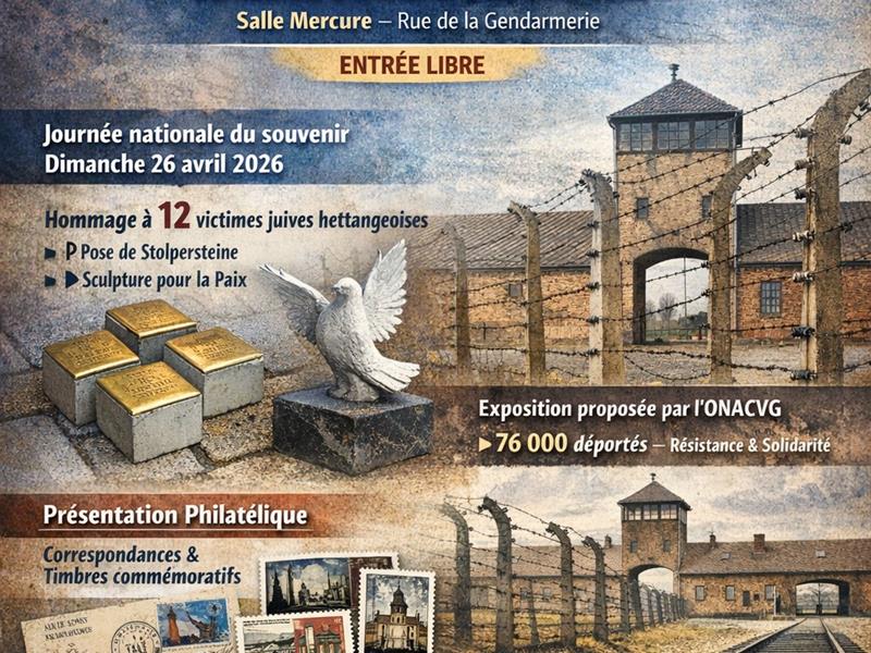 Exposition les Juifs de France dans la SHOA  Hettange-Grande