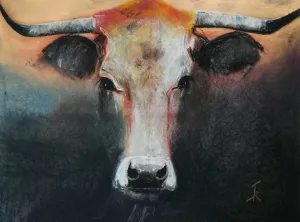 Exposition peintures Mesdemoiselles Aubrac Julie Roger  Saint-Chély-d&rsquo;Aubrac