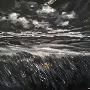Exposition peintures Regards et horizons Pascale CANAL village d'Aubrac Saint-Chély-d'Aubrac 2026-08-10