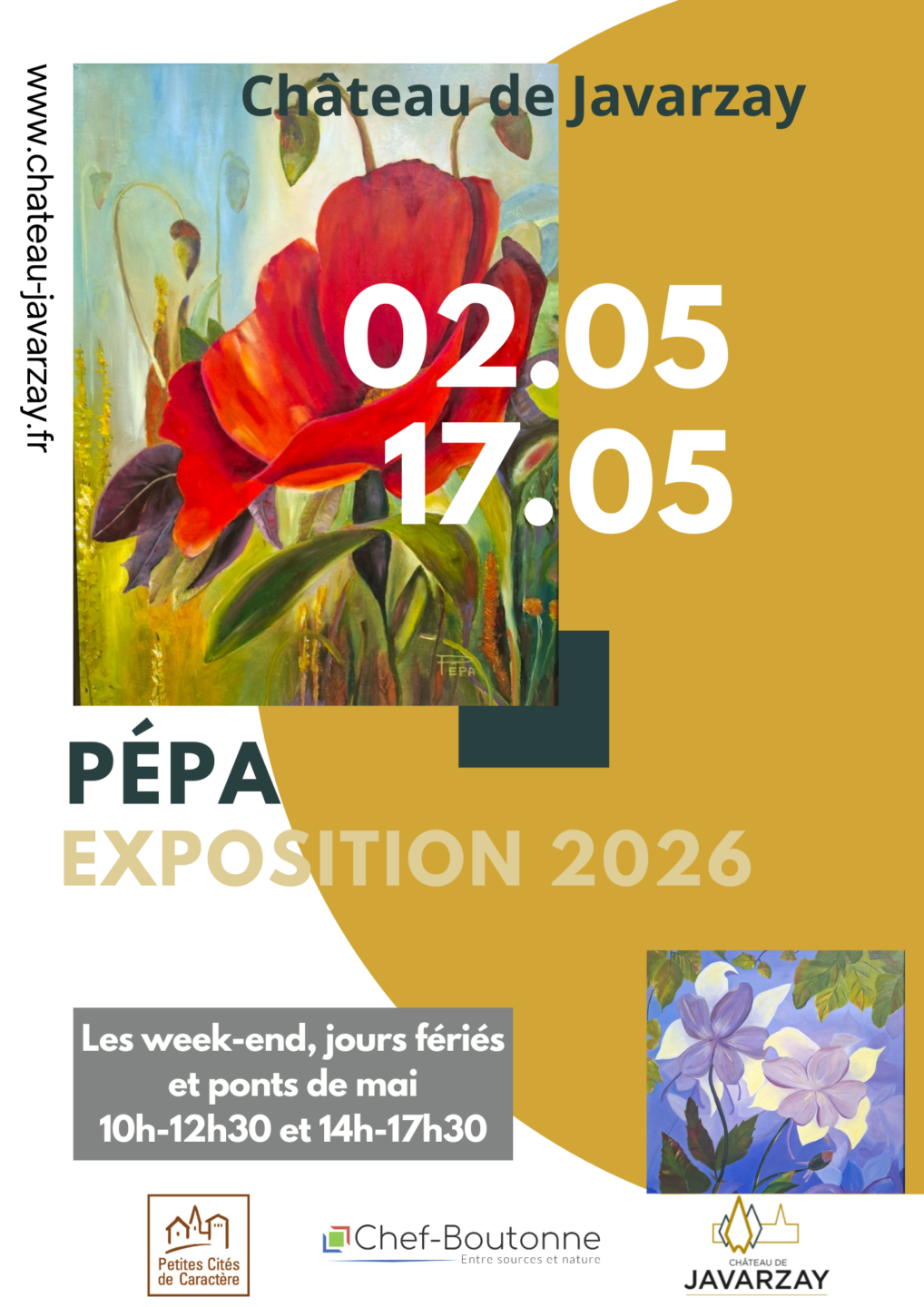 Exposition Pépa (Raphaël Schillebeeckx) Javarzay Chef-Boutonne