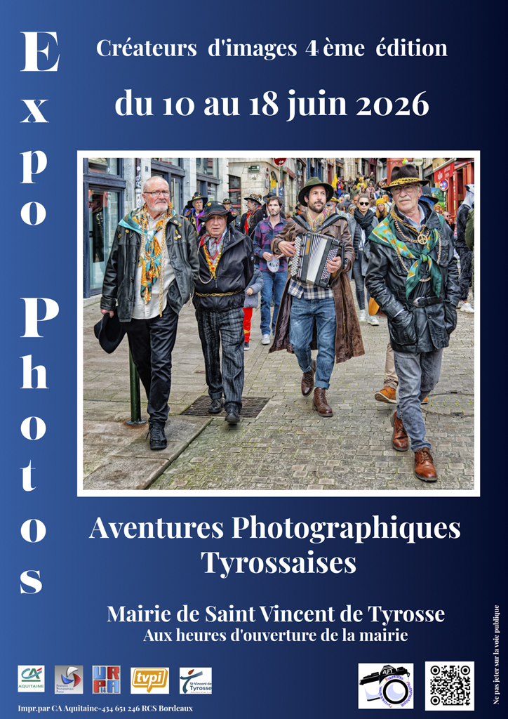 Exposition photos Halle aux Grains Mairie Saint-Vincent-de-Tyrosse