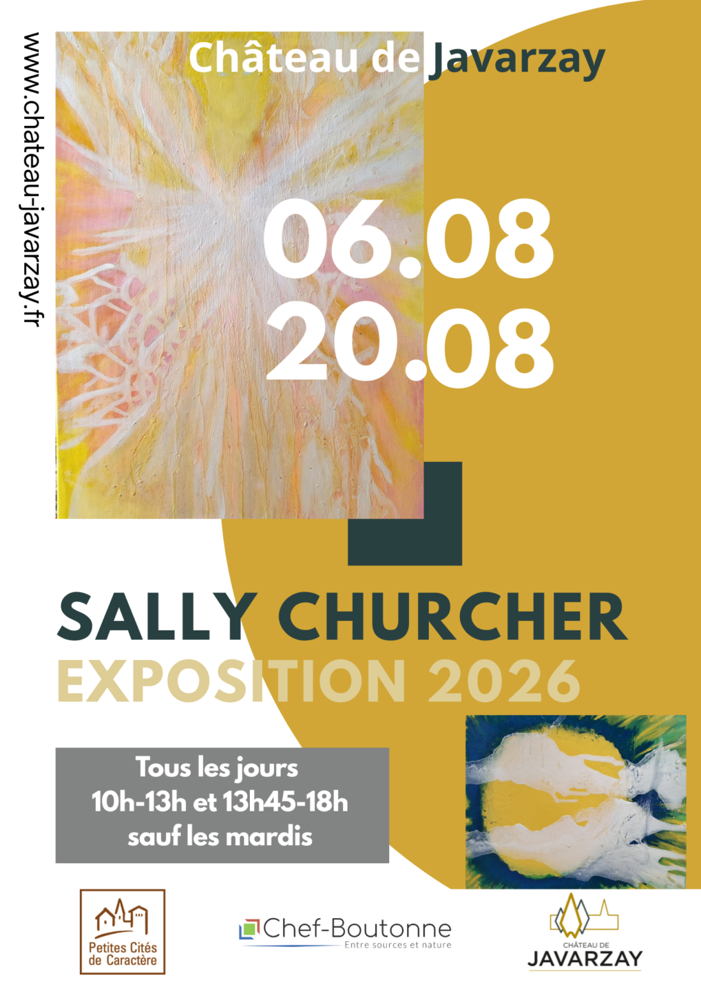 Exposition Sally Churcher 9 avenue des Fils Fouquaud Chef-Boutonne 2026-08-06