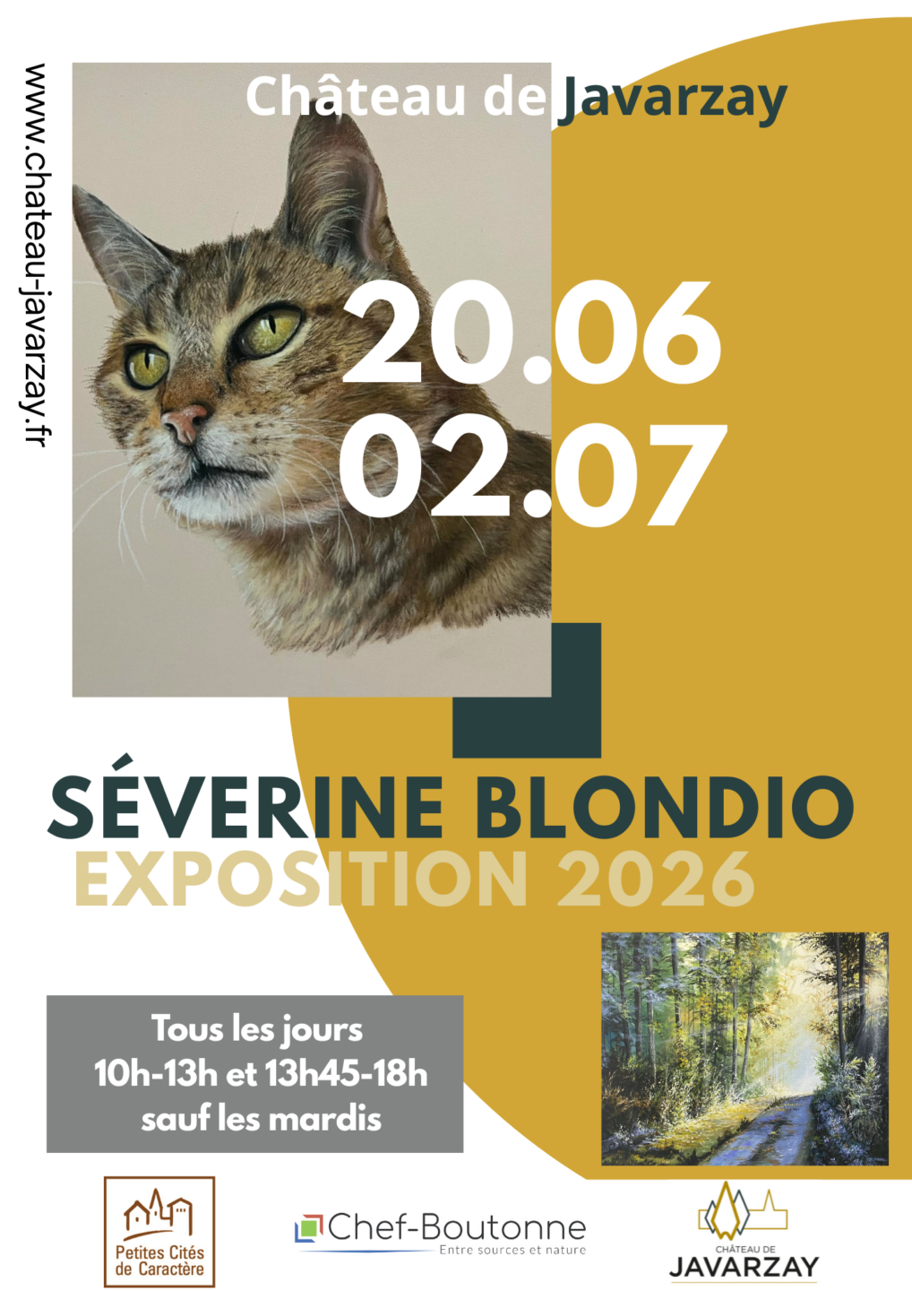 Exposition Séverine Blondio Javarzay Chef-Boutonne