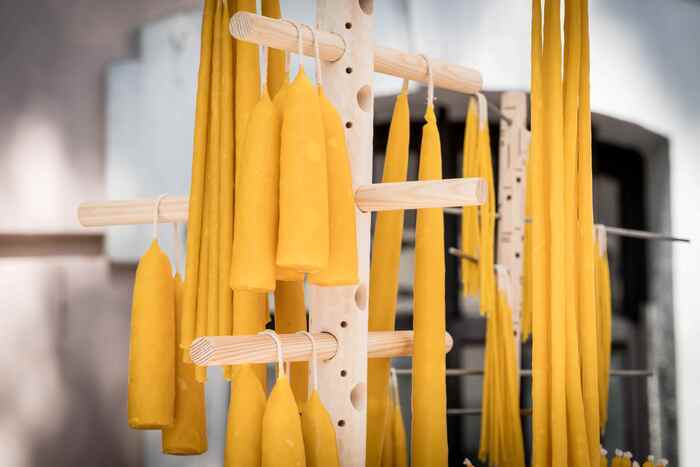 Fabrication de chandelle Musée Robert Dubois-Corneau Brunoy