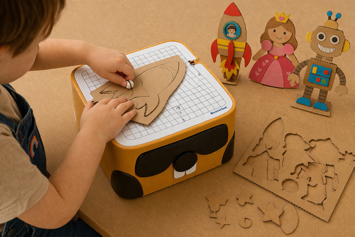 Fabrique ton objet/personnage en carton, Cité des sciences et de l’Industrie, Paris