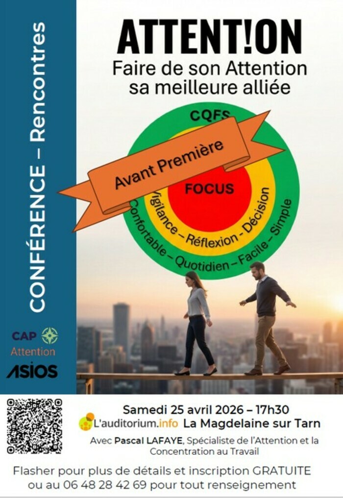 Faire de son attention sa meilleure alliée Lauditorium.info La Magdelaine-sur-Tarn