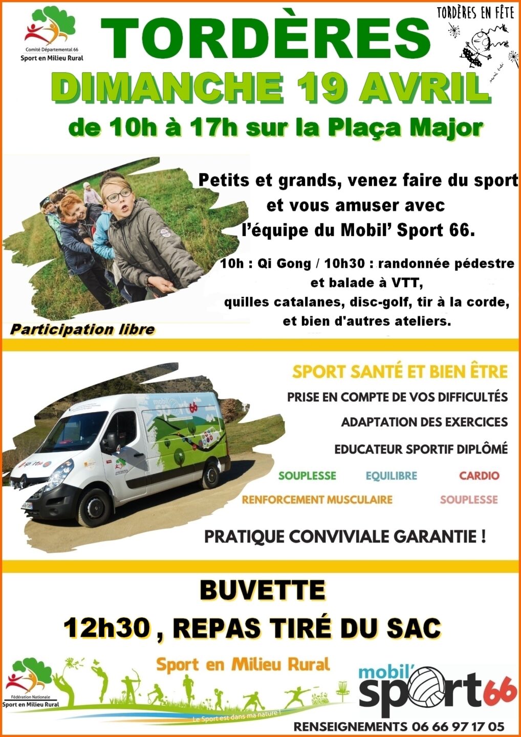 FAIRE DU SPORT MOBIL SPORT 66  Tordères