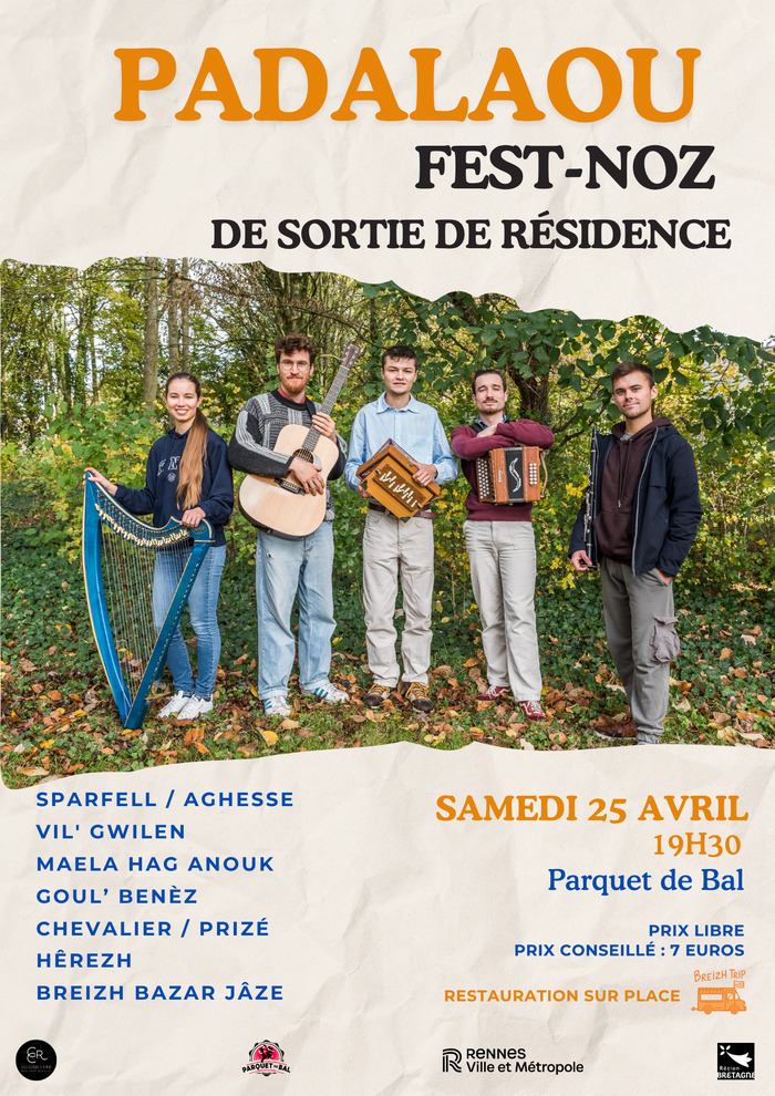 Fest-noz sortie de résidence Padalaou Parquet de Bal – Cercle Celtique de Rennes Rennes