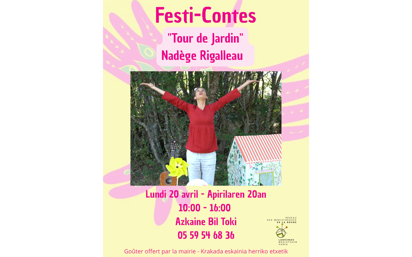 Festi contes 2026 Tour de jardin Salle Biltoki Ascain