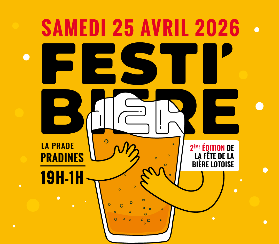Festi&rsquo;Bière, fête de la bière lotoise  Pradines