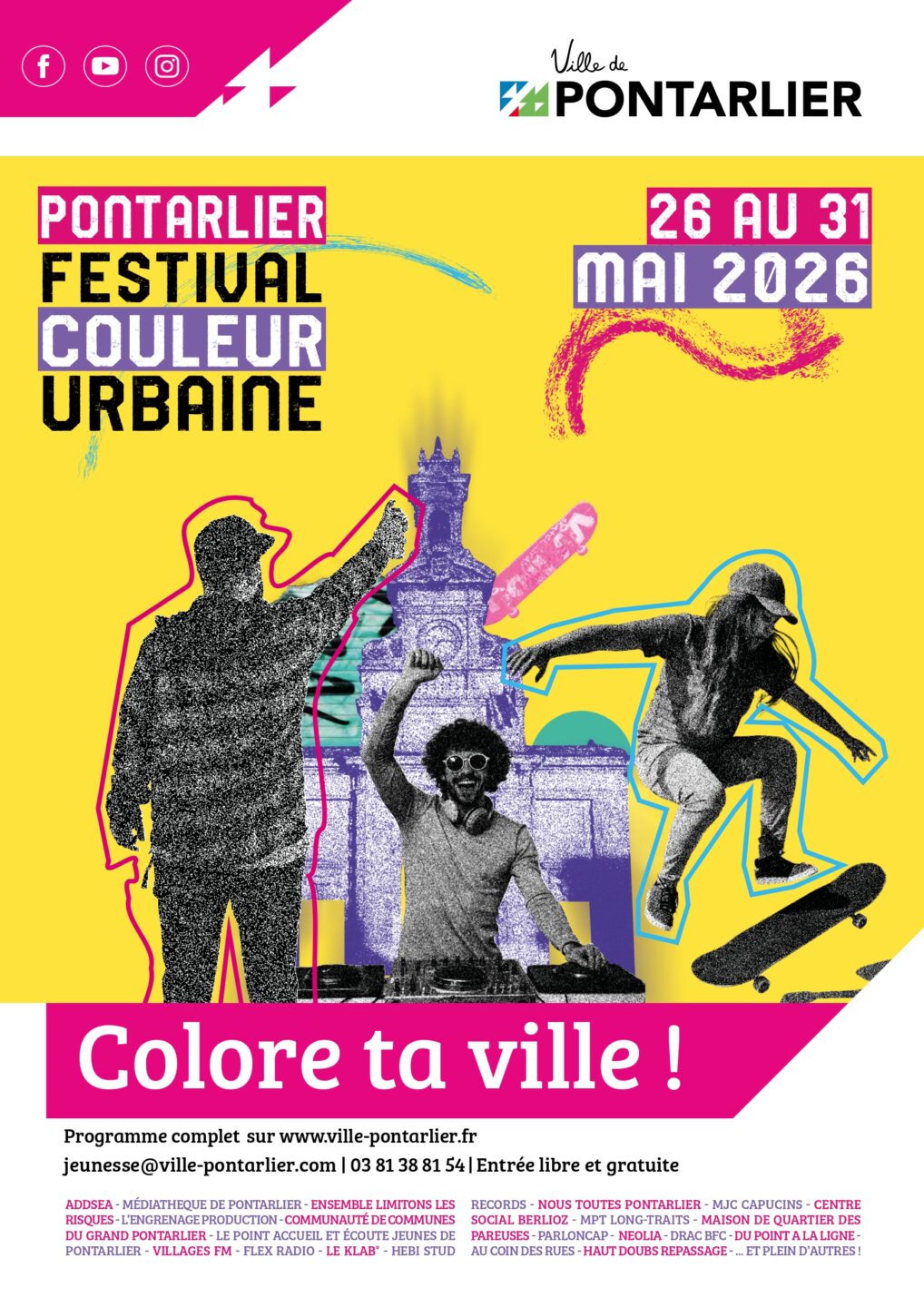 Festival Couleur Urbaine Upcycling 7 rue Claude Chappe Pontarlier 2026-05-13