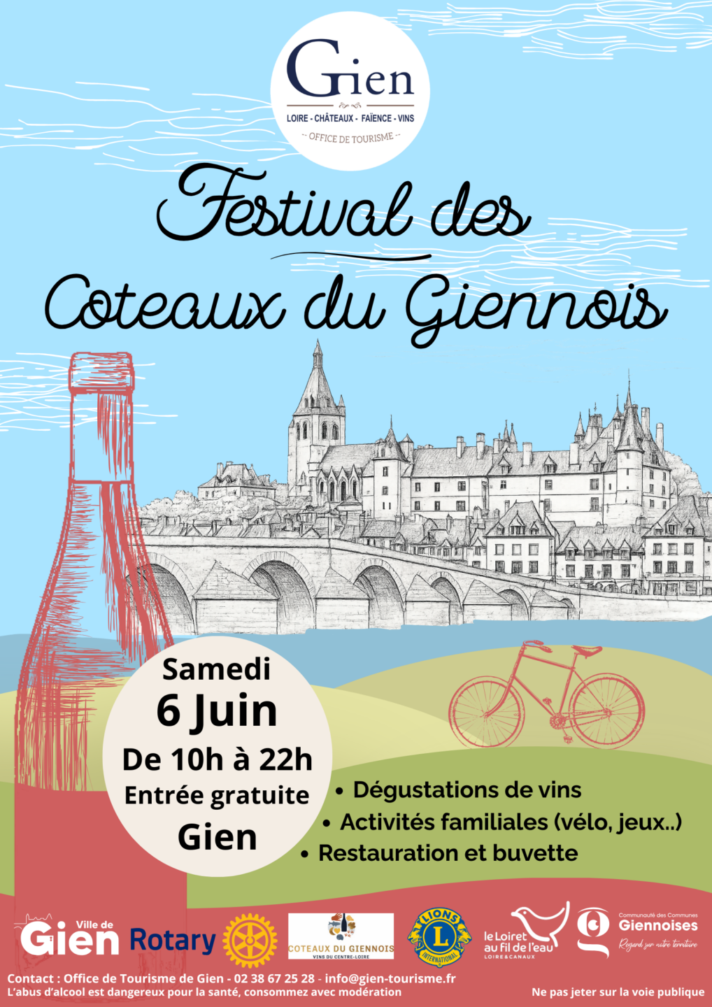 Festival des Coteaux du Giennois 2026 Place Jean Jaurès Gien 2026-06-06