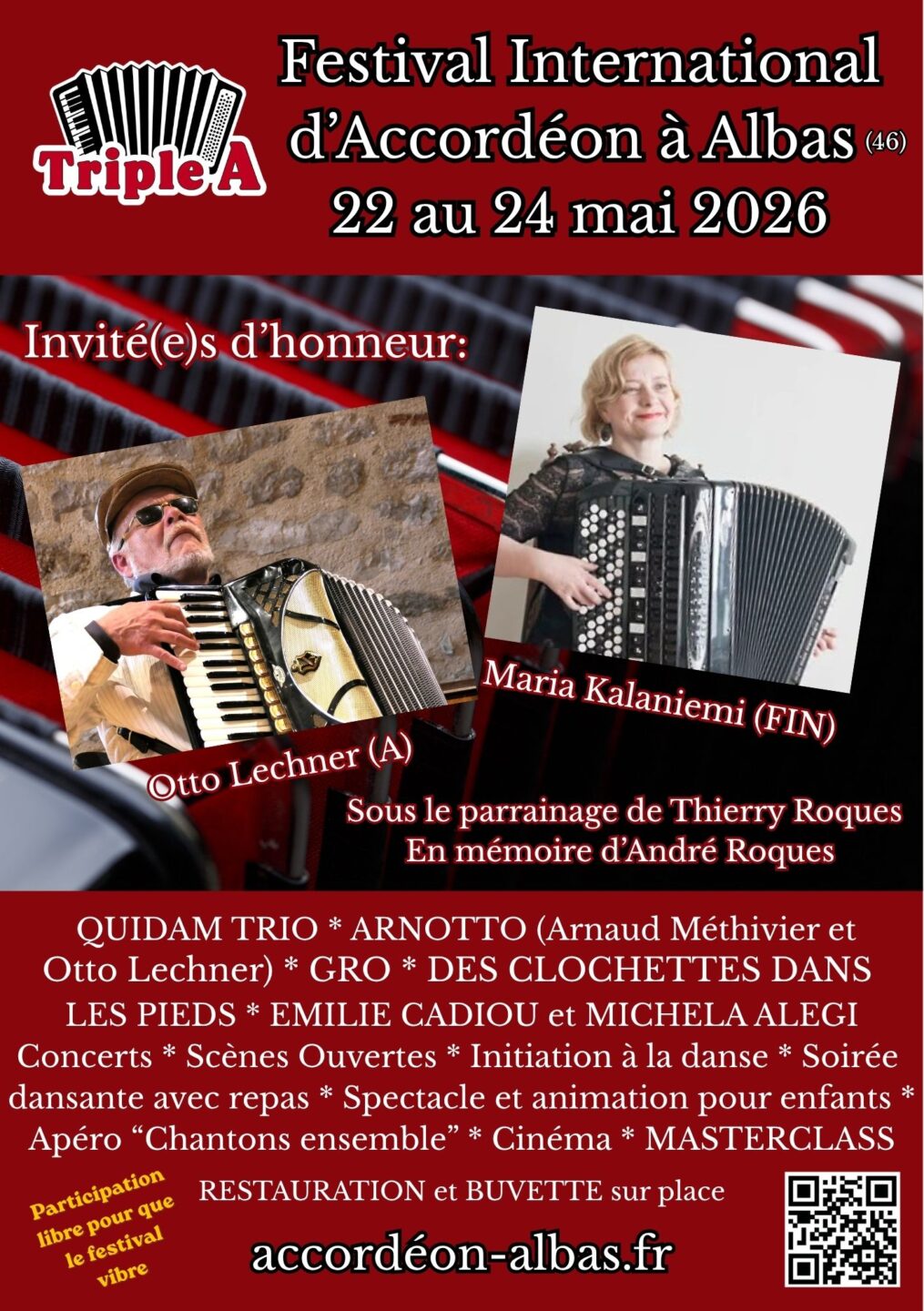 Festival International d&rsquo;Accordéon  Albas