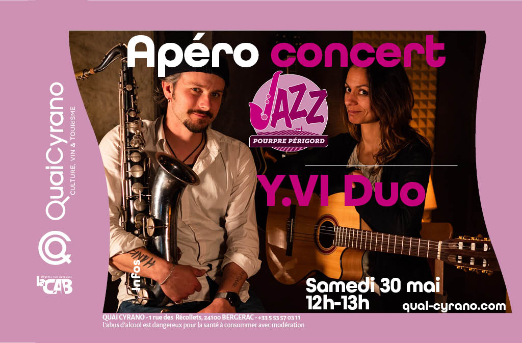 Festival Jazz Pourpre à Quai Cyrano Quai Cyrano Bergerac