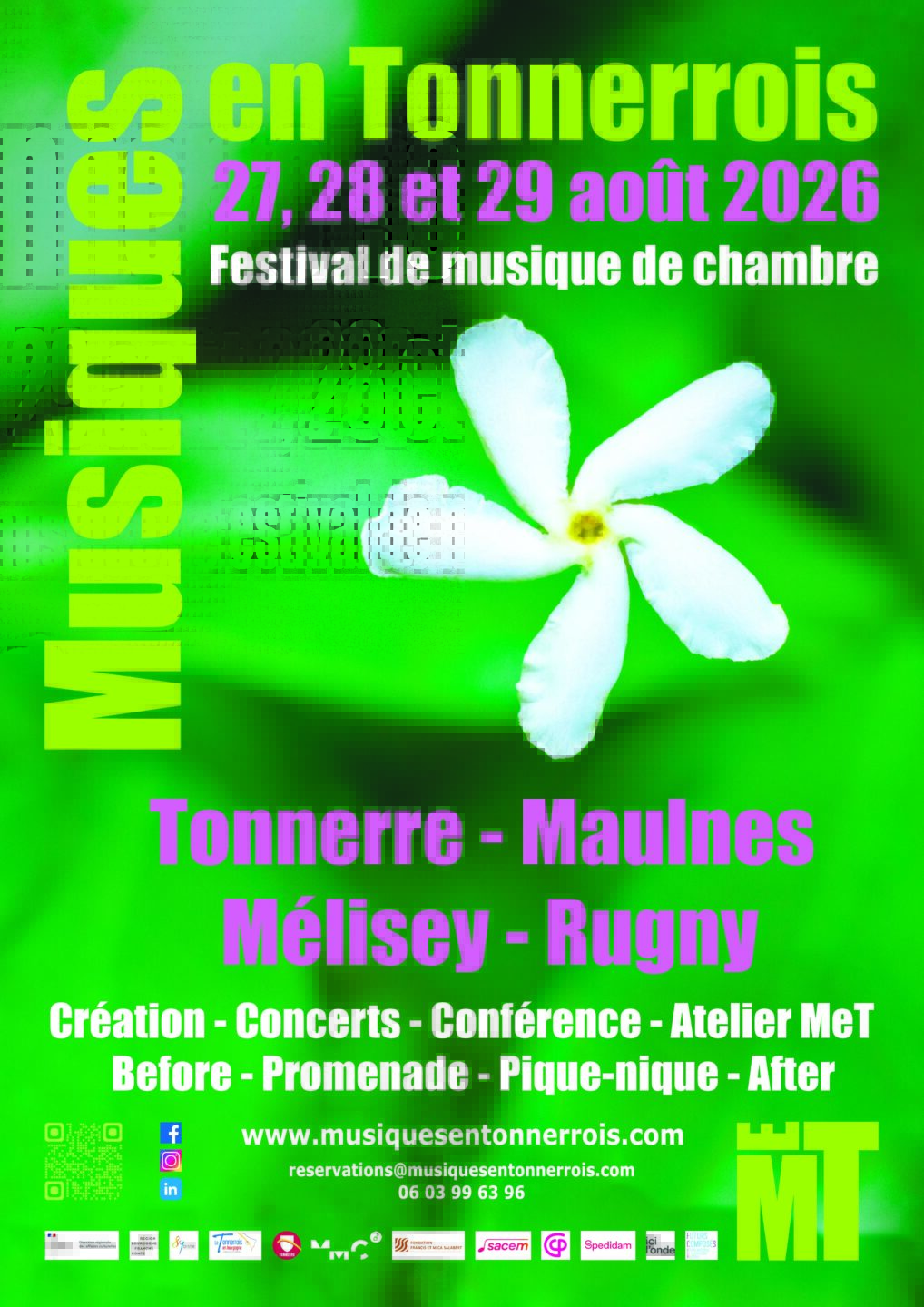 Festival Musiques en Tonnerrois Générale publique 13 Rue de l'Hôtel de ville Tonnerre 2026-08-27