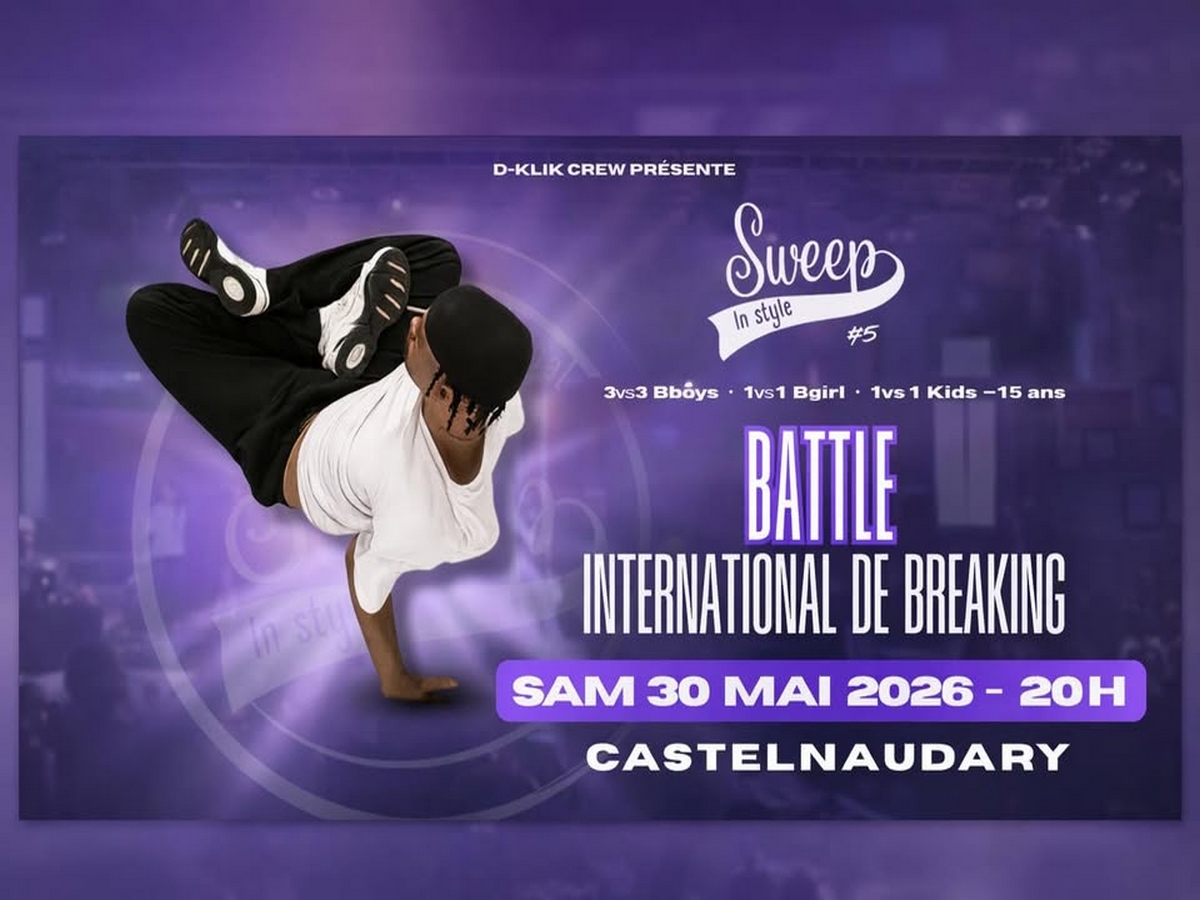 FESTIVAL SWEEP IN STYLE 2026 BATTLE INTERNATIONAL DE BREAKING  Castelnaudary