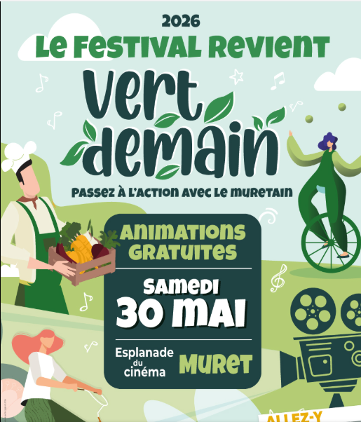 FESTIVAL VERT DEMAIN- 3EME ÉDITION 49 Avenue d'Europe Muret 2026-05-30