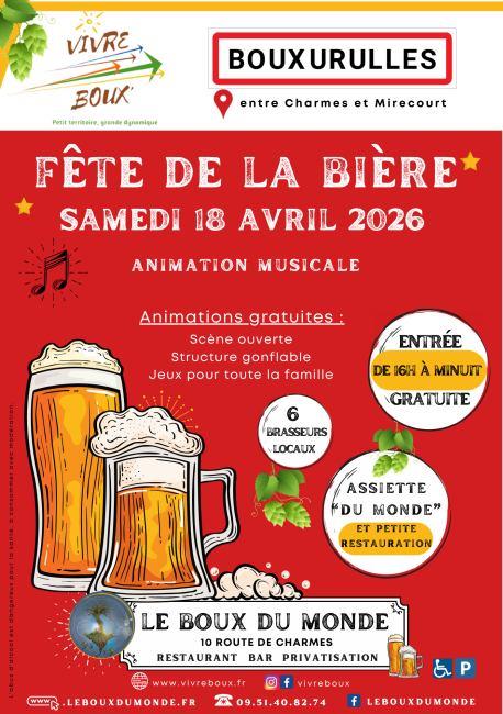 Fête de la bière  Bouxurulles