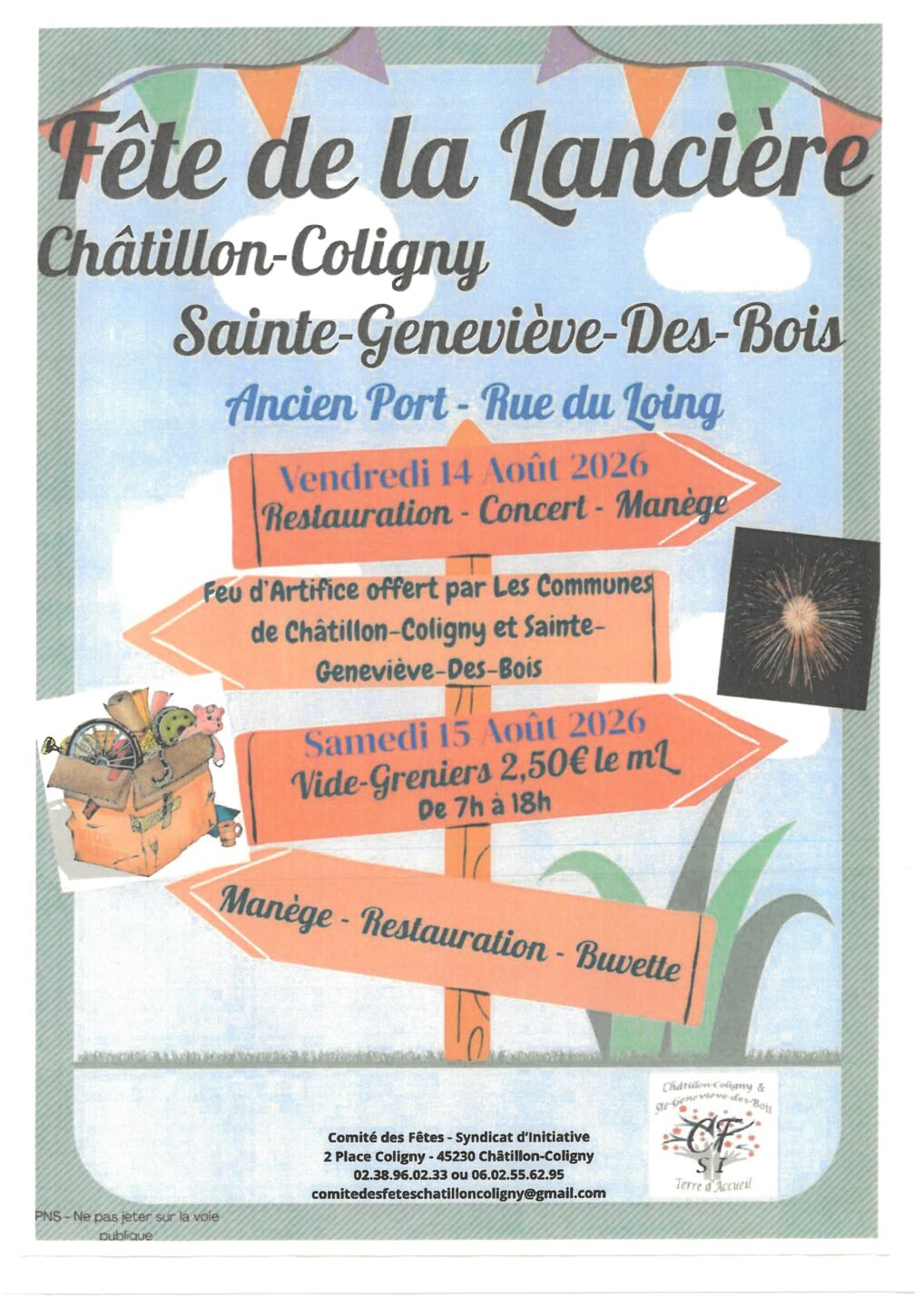 Fête de la Lancière  Châtillon-Coligny 2026-08-14