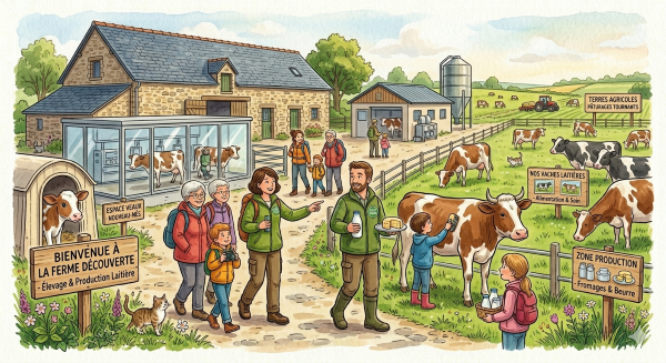 Fête de la nature Visite de la ferme du GAEC Dequilbec Le Grand Breuil Le Grand Breuil Les Moitiers-d&rsquo;Allonne