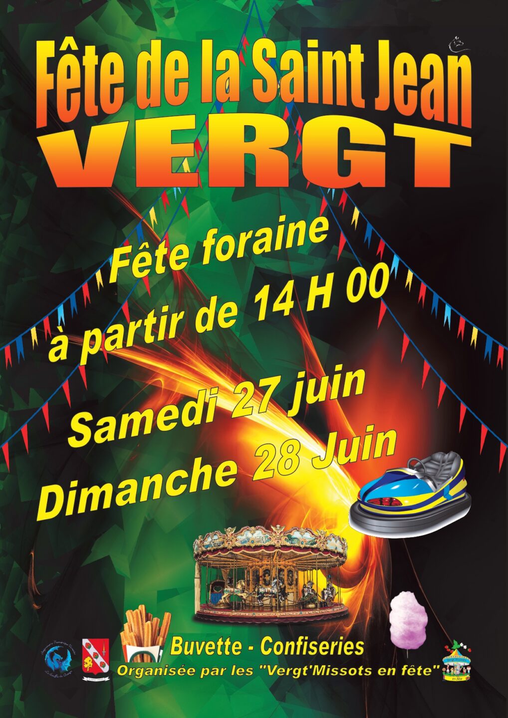 Fête de la St Jean Vergt Place st jean Vergt 2026-06-27
