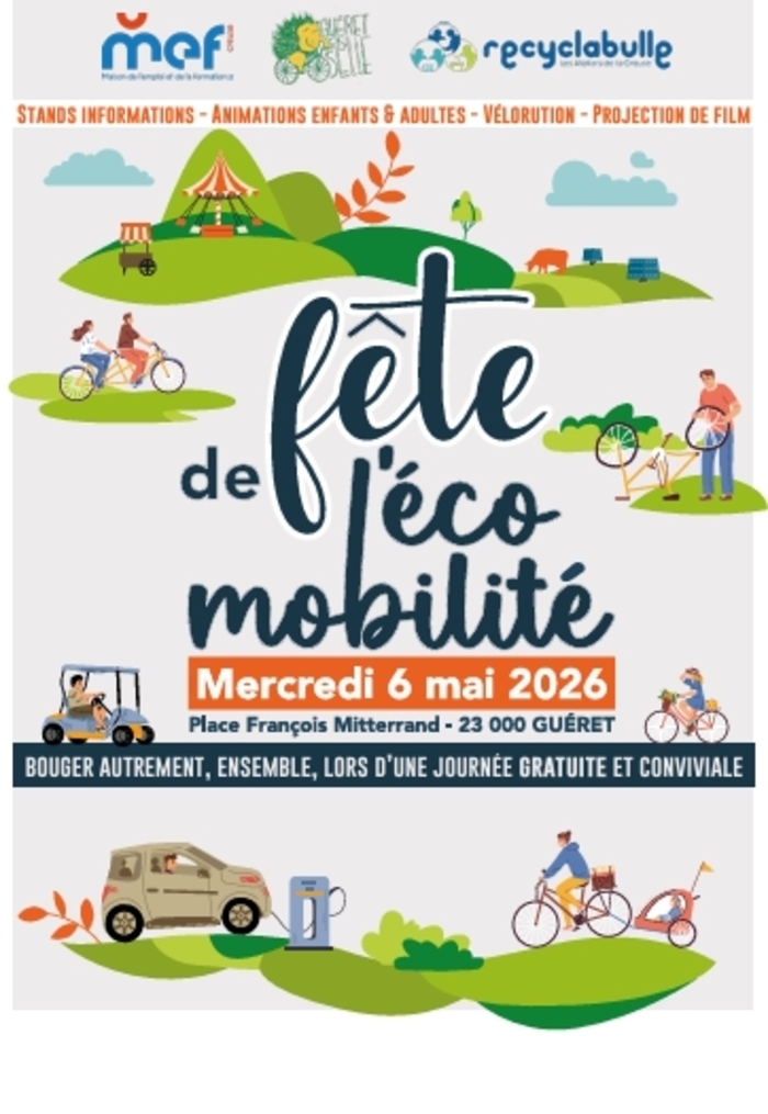 Fête de l&rsquo;écomobilité, GUERET, Guéret