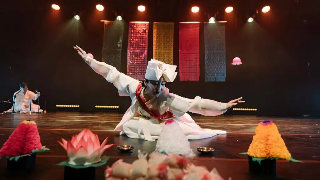 Performance coréenne pour la Fête des lanternes au musée Guimet