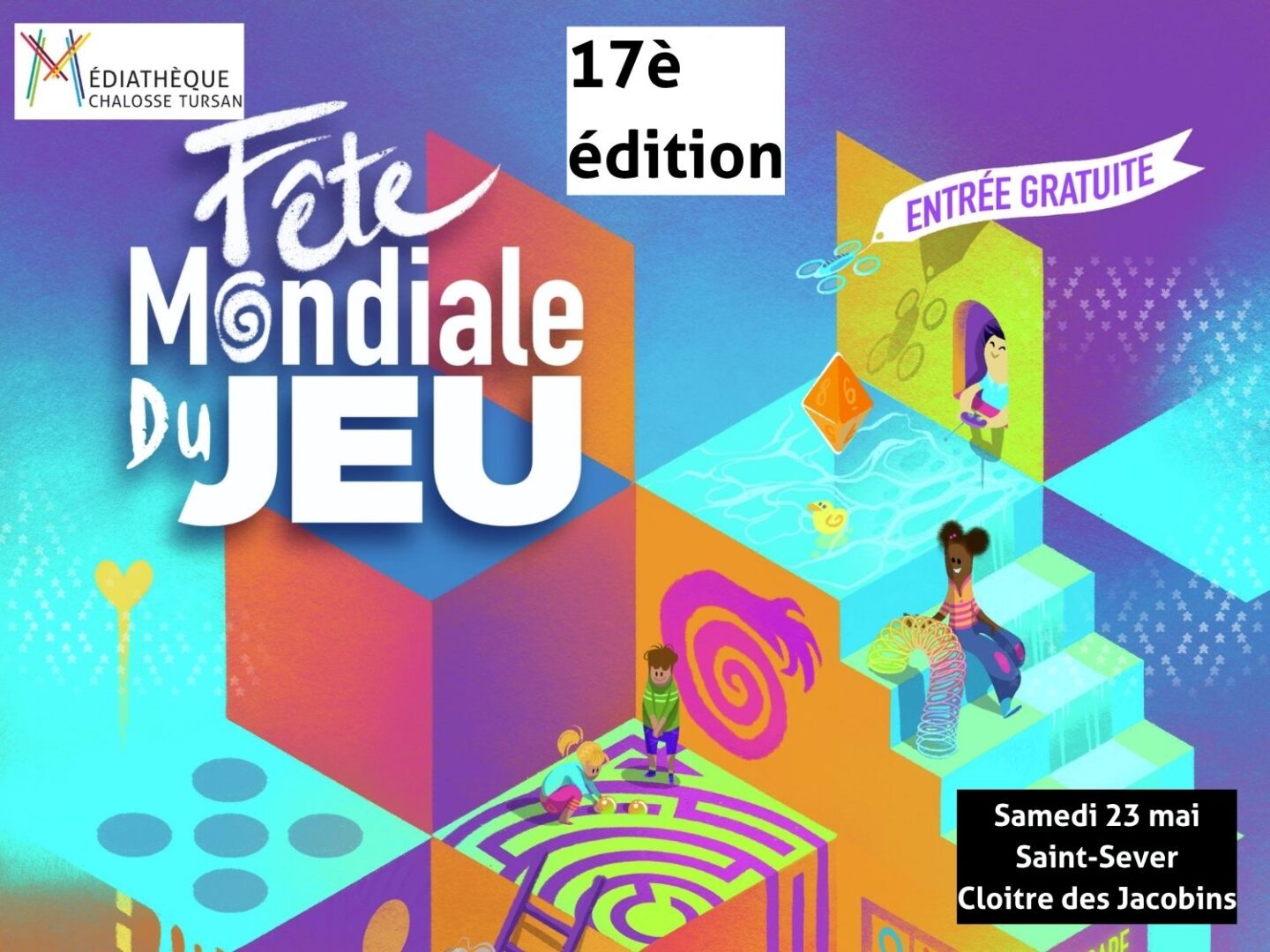 Fête du Jeu 17è édition Rue du Gén Lamarque Saint-Sever