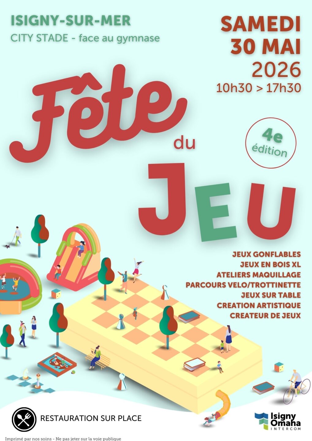 Fête du jeu 4e édition  Isigny-sur-Mer