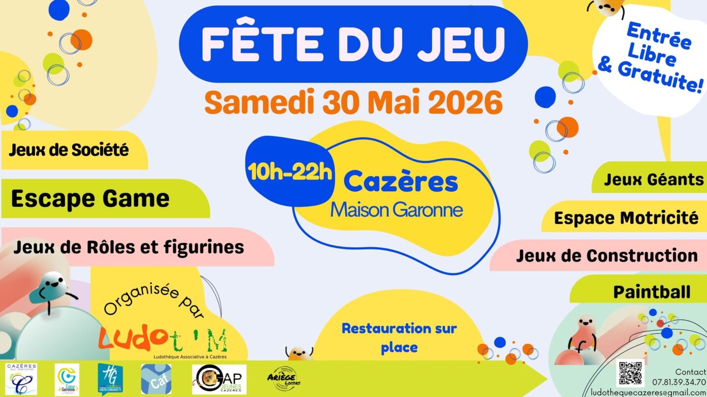 FETE DU JEU MAISON GARONNE Cazères