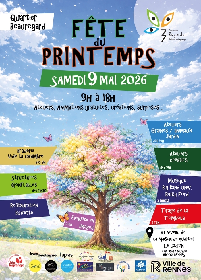Fête du Printemps 2026 Le Cadran Rennes
