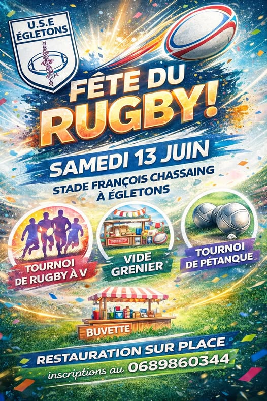 Fête du rugby 567 Boulevard du Stade Égletons 2026-06-13