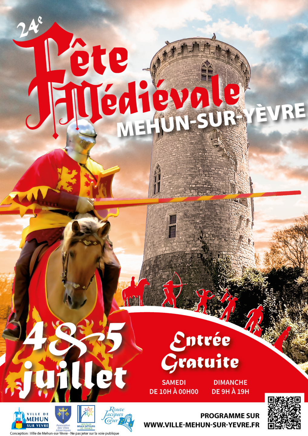 Fête Médiévale de Mehun-sur-Yèvre 2 Place du Général Leclerc Mehun-sur-Yèvre 2026-07-04