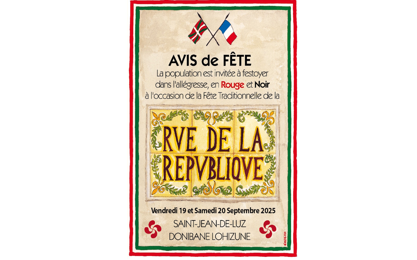 Fêtes de la Rue de la République Centre ville Saint-Jean-de-Luz 2026-09-18