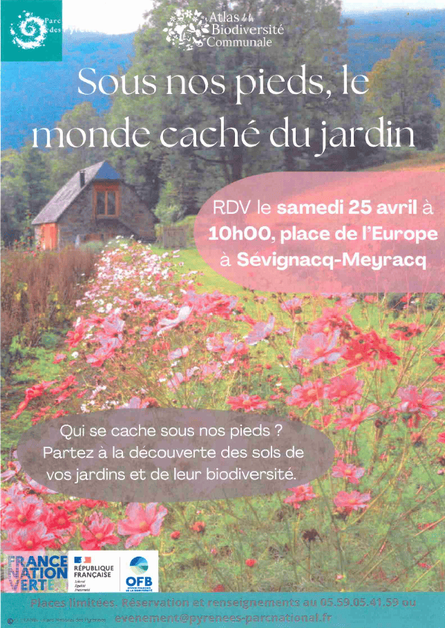 Fêtons la biodiversité Sous nos pieds, le monde caché du jardin Salles des Sports Sévignacq-Meyracq