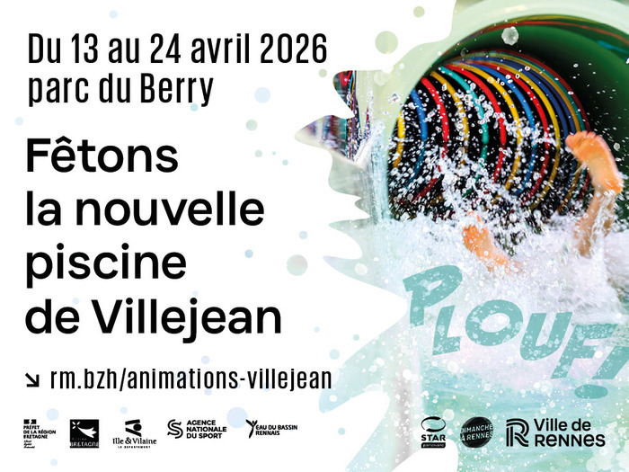 Fêtons la nouvelle piscine de Villejean Parc du Berry Rennes