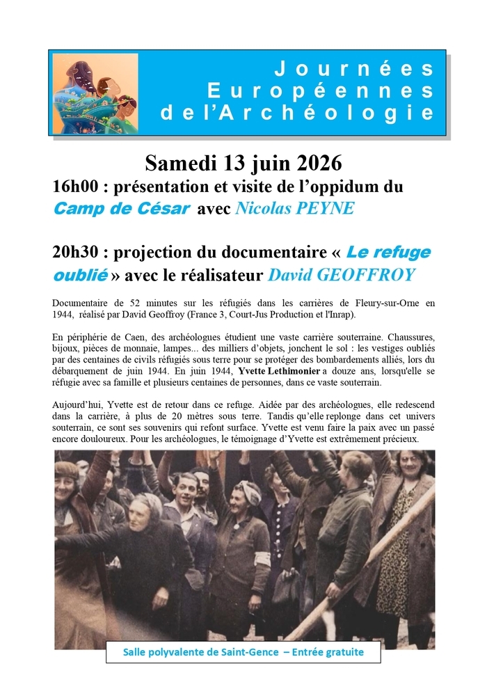 Film-débat : Le Refuge oublié, Saint-Gence, salle polyvalente, Saint-Gence