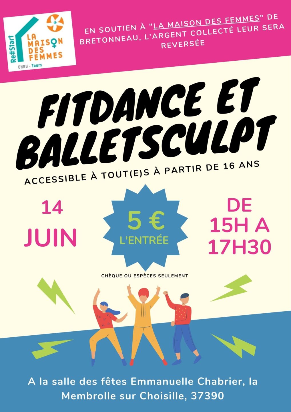 Fitdance et Balletsculpt  La Membrolle-sur-Choisille