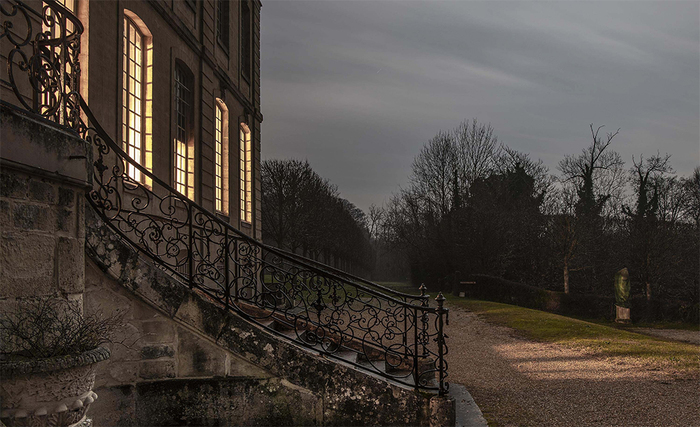 Flânerie nocturne, Domaine de Villarceaux, Chaussy