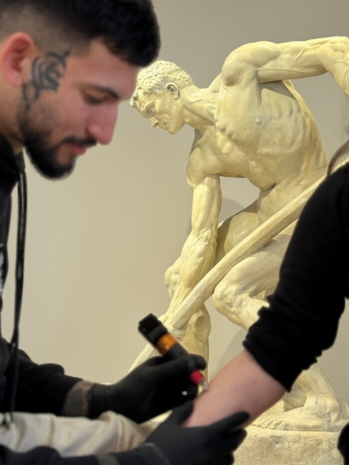 Flash tattoos avec Solar Iink, Musée Camille Claudel, Nogent-sur-Seine