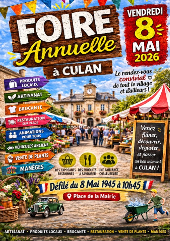 Foire annuelle Brocante Course de brouettes  Culan