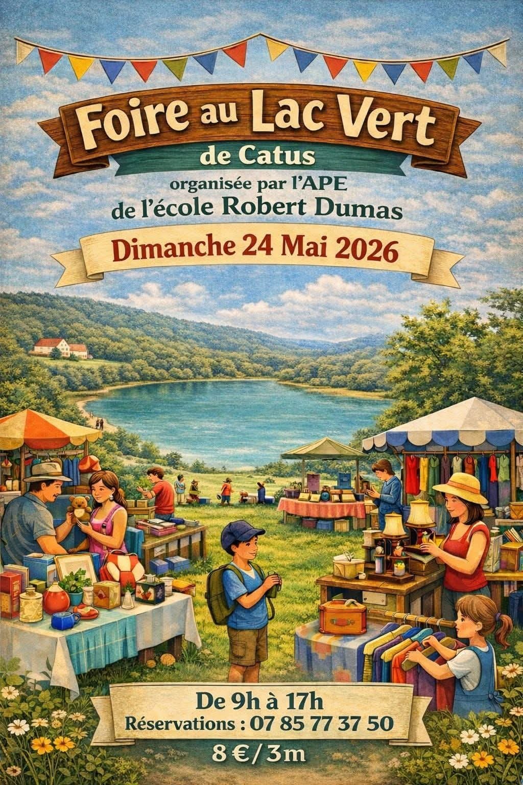 Foire au lac vert et vide-grenier  Catus 2026-05-24