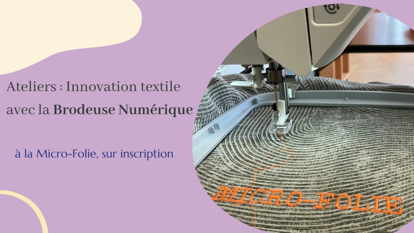 Formation brodeuse Numérique Micro-Folie de Falaise Falaise