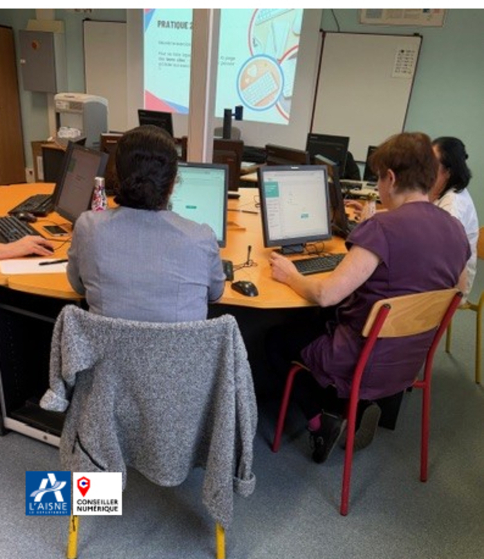 Formation numériques pour les agents des collèges, Collège Simone Veil de Wassigny, Wassigny